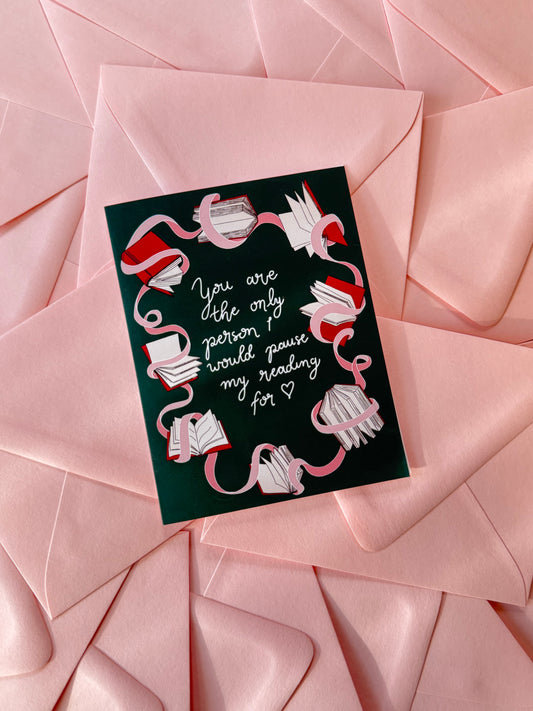 Pause My Reading Card