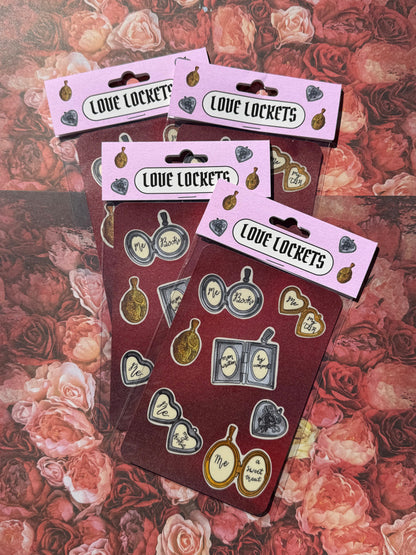 Love Locket Sticker Sheet