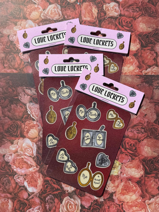 Love Locket Sticker Sheet
