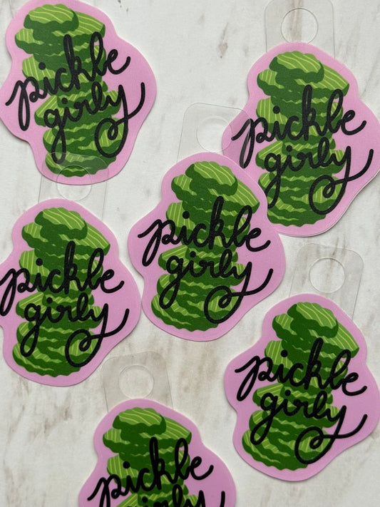 Pickle Girly Sticker