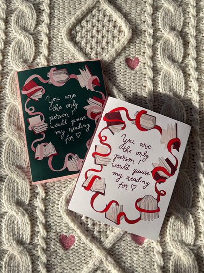 Pause My Reading Card