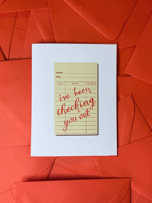 Meet Me at the Library Card