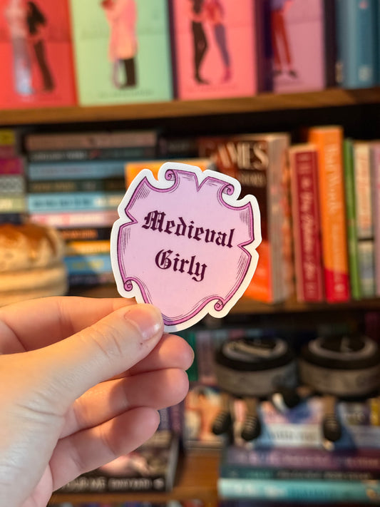 Medieval Girly Sticker