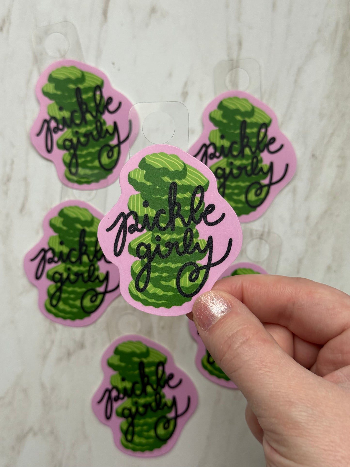 Pickle Girly Sticker