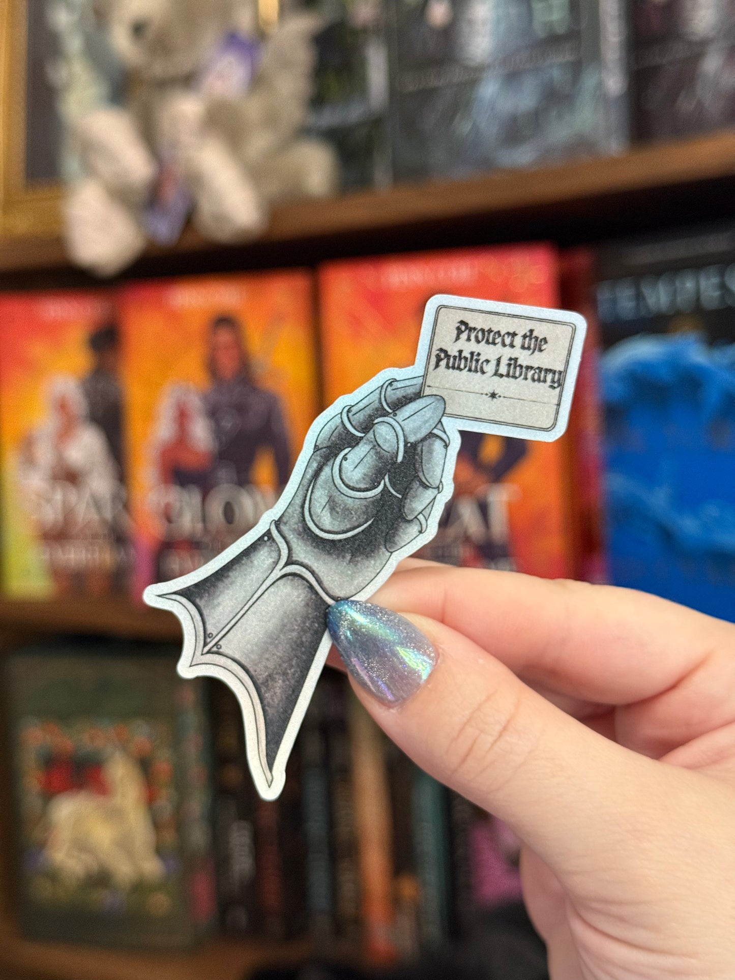 Protect the Public Library Sticker
