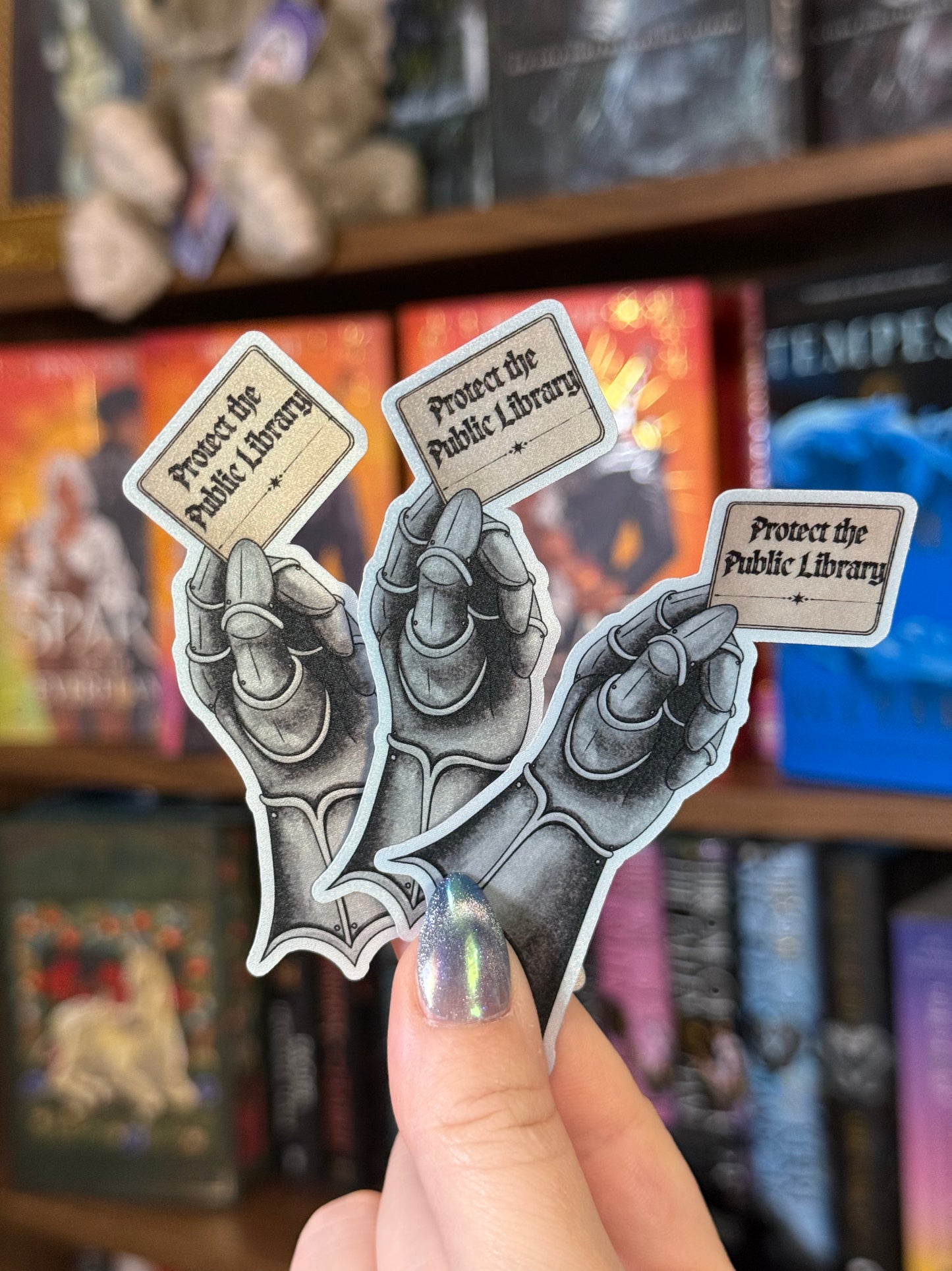 Protect the Public Library Sticker