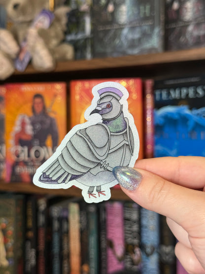 Pigeon Knight Sticker