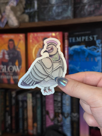 Pigeon Knight Sticker