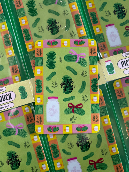 Pickle Lover Sticker Sheet
