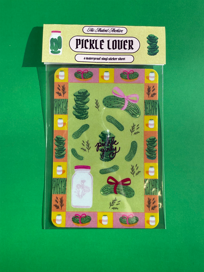 Pickle Lover Sticker Sheet
